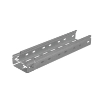 Лоток листовой перфорированный 100х50 L3000 сталь 0.55мм "БЫСТРЫЙ МОНТАЖ ПЛЮС" LPplus50-100-0.55-3000 оцинк. КМ PL0201