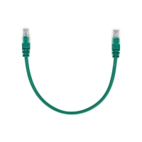 Патч-корд U/UTP CAT 5e RJ45-RJ45 26AWG LSZH зел. 0.3м Rexant 02-0106-03