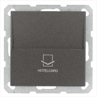 Выключатель карточный 10А IP20 отельный механизм мокко Jasmart G6209Z