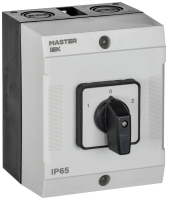 Переключатель кулачковый 10А (сх. 51) в боксе стандартная рукоятка IEK MI-CS20-010-051