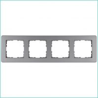 Рамка 4-м G-Flex алюм. Jasmart G1104S