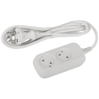 Удлинитель 2х1.5м без заземл. ПВС 2х0.75 UDL-10-215 Greenline Эра Б0065055