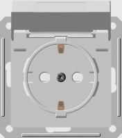 Розетка 1-м СП W59 Aqua 16А IP44 с заземл. защ. шторки в сборе сл. кость SE RS16-152B-28