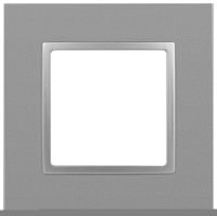Рамка 1-м Elegance 14-5011-03 Classic алюм. Эра Б0060573