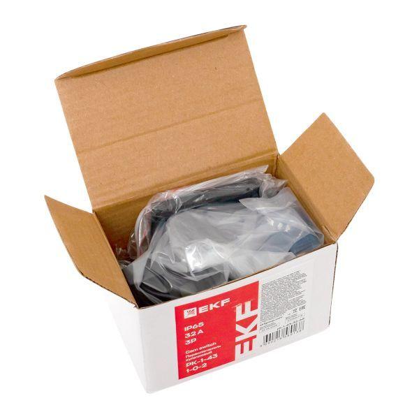 Переключатель кулачковый ПК-1-43 3п 32А "1-0-2" IP65 EKF pk-1-43-32-65