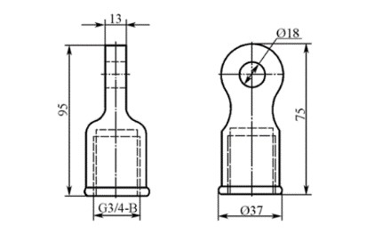 Ушко шарнирное (тип УШО) КС-021