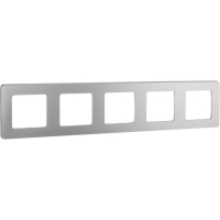 Рамка 5-м Inspiria алюм. IEK 673972