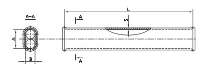Зажим соединительный овальный СОА-120-1