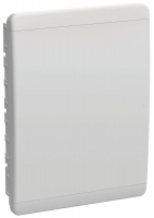 Корпус ЩРВ-П-54 TEKFOR IP41 бел. дверь пластик. IEK TF5-KP13-V-54-41-K01-K01