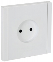 Розетка СП FORTE&PIANO FP218 10А без заземл. без защ. шторок винт. крепл. бел. IEK FP-R10-10-K01