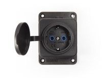 Розетка р резиновом корпусе EMAS EKS116PG1