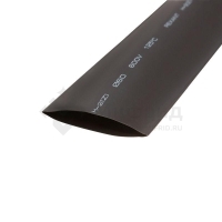 Трубка термоусадочная ТУТ нг 60.0/30.0 черн. 1м Rexant 25-0060