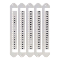 Маркировка для клемм ширина 5мм от 1 до 45 горизонтальная ориентация DKC NUTB-5-1-45H