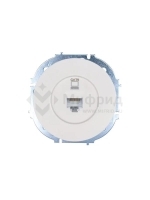 Розетка компьютерная СП OSEN RJ45 кат.6 механизм бел. LEZARD 743-0288-140