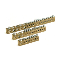 Шина 5х6мм 2х7.5мм латунь DKC BD1007