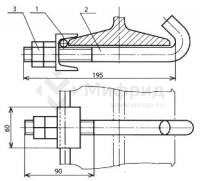Клемма заземления КС-124