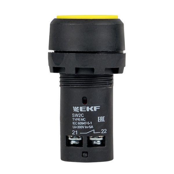 Кнопка SW2C-11 возвратная желт. NO+NC EKF sw2c-11s-y