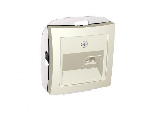 Розетка телефонная СП Дуэт RJ11 механизм беж. SchE WDE000281