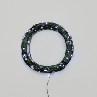 Гирлянда светодиодная "Роса" 30м 300LED бел. IP20 230В с контроллером провод зел. Neon-Night 303-275