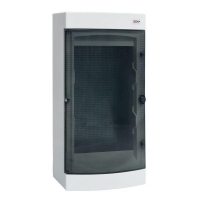 Щит слаботочный навесной Unix 3 габарит IP41 прозр. дверь PROxima EKF ux-3m-n