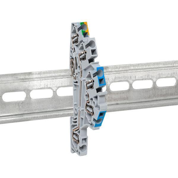 Колодка клеммная ST-2.5-NLPE 30A пружинная EKF plc-jxb-st-2.5-nlpe