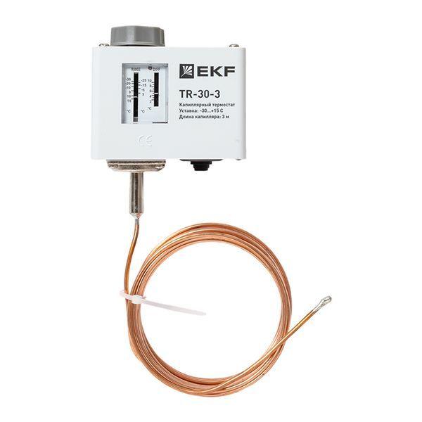 Реле температуры (термостат) капилляр 3м EKF TR-30-3