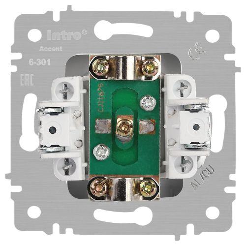 Розетка телевизионная одиночная TV СП Accent 6-301-03 IP20 алюм. Intro Б0063607