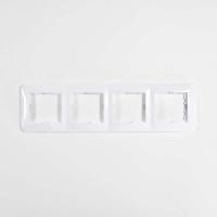 Рамка 4-м Karina Life горизонт. бел. LEZARD 708-0200-149