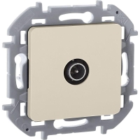 Розетка телевизионная оконечная TV Inspiria 10дБ 5-862мГц механизм сл. кость IEK 673871