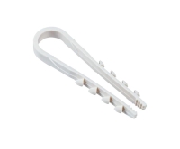 Дюбель-хомут PCD-R 05-10-45-100WH для круглого кабеля PA6.6 (уп.100шт) Jazzway 5054783