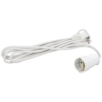 Удлинитель-шнур 1х3м с заземл. 10А IP20 UX-1е-3m ПВС 3х0.75 Эра Б0039817