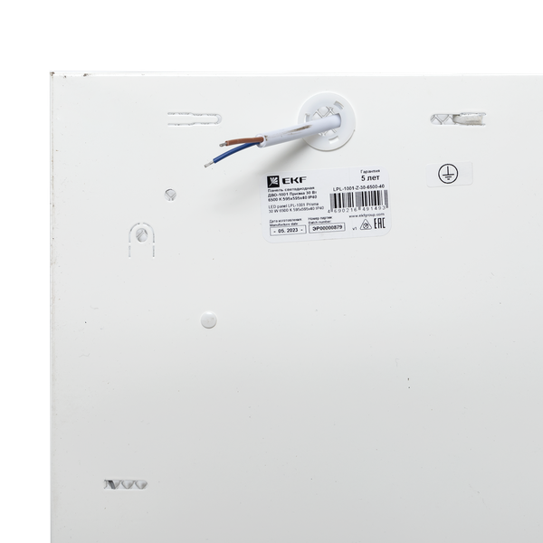 Светильник светодиодный ДВО-1001 30Вт 4000К IP40 595х595х40 призма панель EKF LPL-1001-Z-30-4000-40
