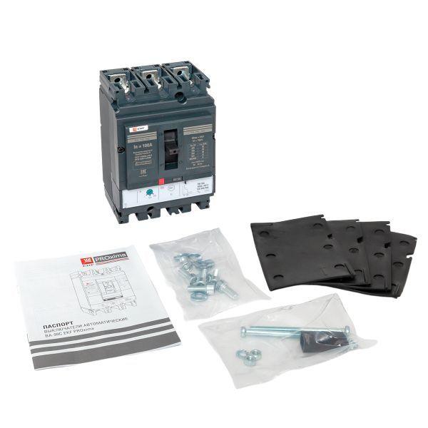 Выключатель автоматический 3п 160/100А 36кА ВА-99C Compact NS PROxima EKF mccb99C-160-100