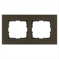 Рамка 2-м G-Glass стекло каперсовый Jasmart G1002GT