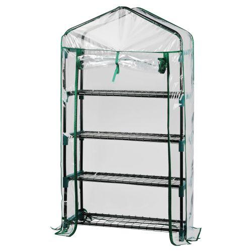 Теплица FITO-House-4 со светильниками в компл. 4яруса 1250х690х300мм Эра Б0059786