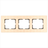 Рамка 3-м G-Metal метал. алюм. шампань Champagne Gold Jasmart G1003AG