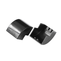 Угол внешний 15х10 черн. (уп.4шт) Промрукав PR08.12879