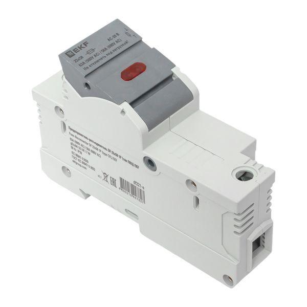 Предохранитель-разъединитель DF 22х58 1п (тип ПВЦ) EKF df221-e