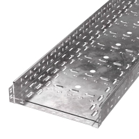 Лоток перфорированный 400х80 L3000 (1мм) Стандарт Промрукав PR16.0015