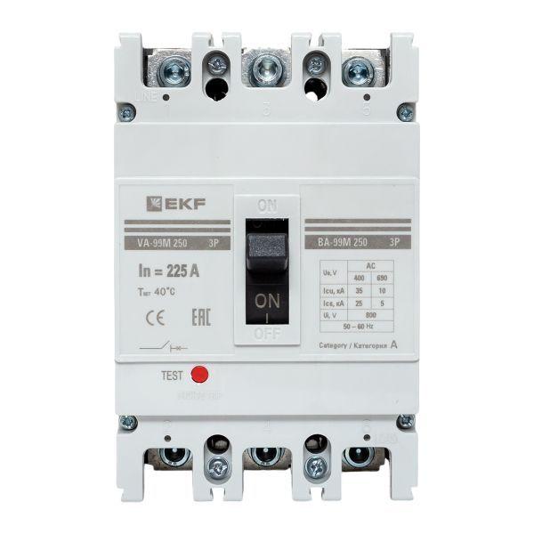 Выключатель автоматический 3п 250/225А 35кА ВА-99М PROxima EKF mccb99-250-225m