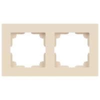 Рамка 2-м СП Accent 6-502-02 сл. кость Intro Б0063752