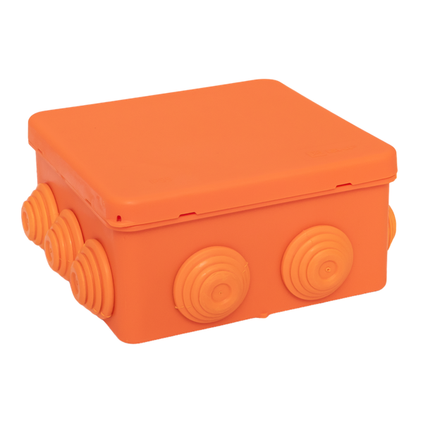 Коробка огнестойкая E45 100х100х50мм IP55 с клеммникам 6 полюсов 0.5-10кв.мм HF EKF plc-kmfr-100-610