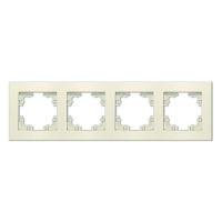 Рамка 4-м Афина универс. сл. кость (ivory) Universal A0046-I
