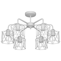 Светильник "Стелла" 161 НПБ 01-6х60-142 Е27 ИУ бел. муар Элетех 1005404670