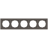 Рамка 5-м СП Accent 6-505-09 титан Intro Б0063739