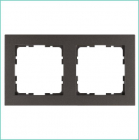 Рамка 2-м G-Classic мокко Jasmart G1002Z