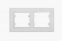 Рамка 2-м Karea LINE STAR жемчуж. Makel 86100702