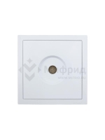 Розетка ТВ оконечная СП ZIMA IP20 бел. LEZARD 704-0288-130