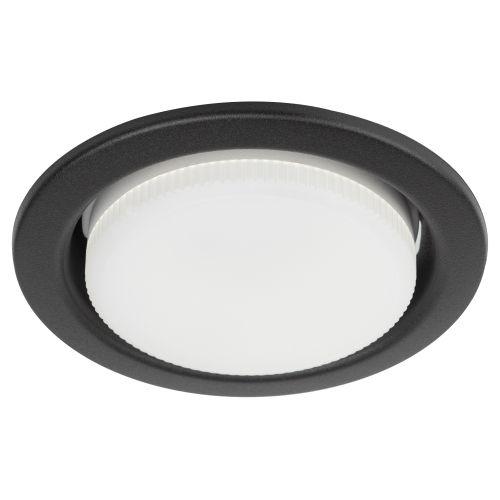 Светильник точечный KL35 SBK GX53 встраив. (к) черн. матов. ЭРА Б0055813