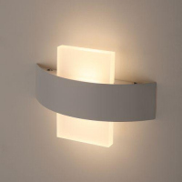 Светильник WL7 WH+WH декор. подсветка светодиод. 6Вт IP54 бел. ЭРА Б0034604